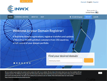 Tablet Screenshot of inwx.com